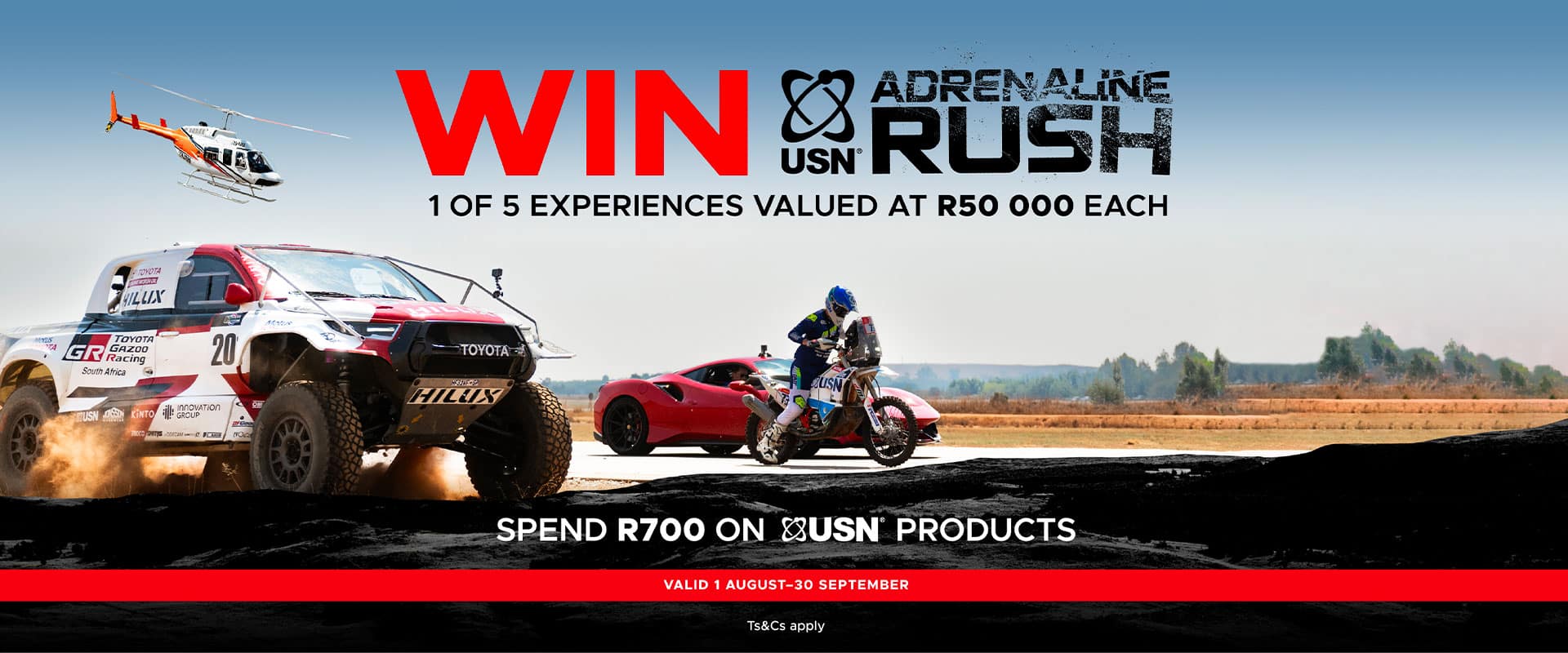 USN Adrenaline Rush Campaign Banner